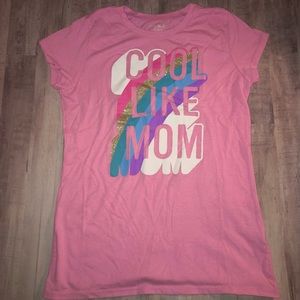 🌟HOST PICK🌟Children’s place pink “cool like mom” Tee. Sz XL